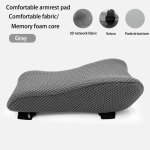 Chaise ergonomique avec accoudoirs en mousse � m�moire de forme coudi�res oreiller anti - pression chaise ...