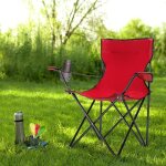 Chaise fauteuil extrieur pliable inclinable confort jardin camping voyage acier 50 x 50 x 80cm(l x w ...