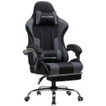 Chaise de gaming - gtplayer - ergonomique - dossier 135� - appuie - t�te & coussin lombaire massant - ...