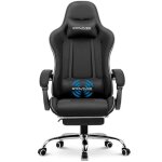 Chaise de gaming - gtplayer - ergonomique - dossier r�glable 135� - appuie - t�te & coussin lombaire ...