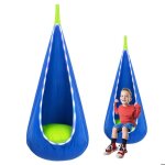 Chaise hamac pour enfant avec lumires led sige de balanoire pour enfants 150 x 70 cm fauteuil suspendu ...