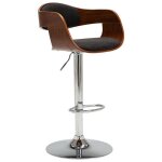 Meilleures chaise haute salon tabouret de bar gris bois courb� et tissu495x505x(87 - 108)cm ssd45531081 ...