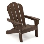 Chaise de jardin adirondack - dreamade - toutes saisons - dossier haut et accoudoirs - chaise enfants ...