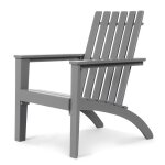 Chaise de jardin en bois dacacia - costway - fauteuil design adirondack - charge 160 kg - pour salon ...