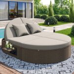 Chaise longue double peut �tre ajust� ind�pendamment chaises longues pour 2 personnes chaise dext�rieur ...