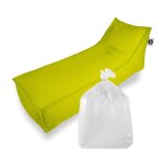 Chaise longue flottante - soo santa� - relax sis - d�houssable - r�sistante aux uv - vert