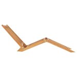 Chaise longue en teck - vidaxl - 60x160x57 cm - bois de teck - pliable - dossier r�glable - r�sistant ...
