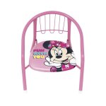 Chaise en mtal minnie mouse