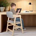 Chaise de pin pour enfants rglable - chaise de salle  manger pour enfants - tabouret de bb - enfants ...