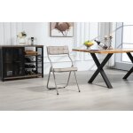 Chaises pliantes rembourr�es - 2 pi�ces - khaki - 46x47x80 cm - si�ge et dossier rembourr�s - velours ...