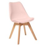 Chaise salle manger baya rose poudr atmosphera