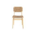 Chaise de salle  manger - naturelle - fibre - orme - style campagne