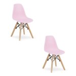 Chaise zubi - rose x 2 oskar design moderne enfants