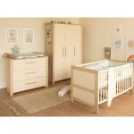 Chambre bébé complète roba - momo - lit Évolutif 70x140 + commode à langer + armoire - beige cashmere ... Chambre bébé complète roba - momo - lit Évolutif 70x140 + commode à langer + armoire - beige cashmere ...