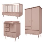 Chambre complète 2 portes wood luck - babushka - 145 x 75 x 99cm - rose Chambre complète 2 portes wood luck - babushka - 145 x 75 x 99cm - rose