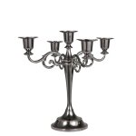 Chandelier - américain vintage - noir - 5 têtes - métal - intérieur Chandelier - américain vintage - noir - 5 têtes - métal - intérieur
