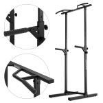 Chandelles r�glables - zipro - pullup - hauteur 105 - 169 cm - charge max 350kg - acier noir