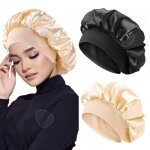 Chapeaux 2pcs 58cm bonnet soins capillaires bonnet de nuit à large bord et élastique pour cheveux longs ... Chapeaux 2pcs 58cm bonnet soins capillaires bonnet de nuit à large bord et élastique pour cheveux longs ...