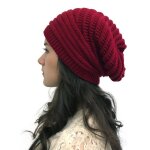 Chapeau bonnet pour femme en tricot surdimensionn chapeau dhiver chaud pour femme pais pour temps froid ...