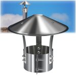 Chapeau chemin�e rondchapeau de chemin�e en acier inoxydablecapuchon de pluiecouvercle de chemin�e ventilation ...