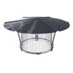 Chapeau chinois inox réglable de 140 à 200 mm anti - oiseau poujoulat Chapeau chinois inox réglable de 140 à 200 mm anti - oiseau poujoulat
