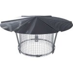 Chapeau chinois inox réglable de 80 à 130 mm anti - oiseau poujoulat Chapeau chinois inox réglable de 80 à 130 mm anti - oiseau poujoulat