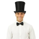 Chapeau haut de forme satin adulte - ptit clown - 94730 - accessoire dguisement carnaval halloween ...