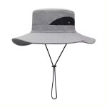 Chapeau anti - uv - gris clair - 100% polyester - upf 50 + - pliable et léger Chapeau anti - uv - gris clair - 100% polyester - upf 50 + - pliable et léger