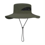 Chapeau bob pour homme femme anti uv de randonne - couleur orange - taille enfant