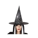 Chapeau sorcire halloween atosa - adulte - noir