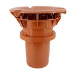 Chapeau de toiture a�raulique pour vmc + adaptateur tuile diam�tre 160 mm - nicoll