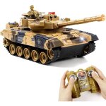 Char radiocommande char t90 rc 1 / 24 - tank militaire avec effets sonores et fum�e