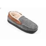 Charentaise fourre homme pantoufle premium mu9733 gris