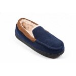 Charentaise fourre homme pantoufle premium mu9733 marine