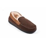 Charentaise fourre homme pantoufle premium mu9733 marron