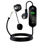 Chargeur - 16a 3. 5kw c�ble de charge usb ev typ2 chargeur