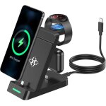 Chargeur 3 en 1 station de charge rapide pour samsungchargeur induction montre pour samsung galaxy watch ... Chargeur 3 en 1 station de charge rapide pour samsungchargeur induction montre pour samsung galaxy watch ...
