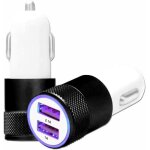 Chargeur allume - cigare - samsung - galaxy a16 4g - double ports usb - charge rapide - rose