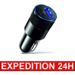 Chargeur allume - cigare voiture usb type c rapide universel pour iphone huawei xiaomi samsung - noir. ...