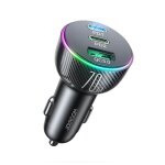 Chargeur automatique - joyroom - jr - cl26 - 2x type - c - usb - charge rapide 70w - noir