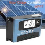 Chargeur de batterie 100a mppt panneau solaire r�gulateur de charge contr�leur 12v - 24v auto tracking ...