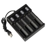 Chargeur de batterie 18650 topesct chargeur piles rechargeable universel avec lcd pour 18650 10440 14500 ...