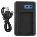 Chargeur de batterie en - el14 avec cran lcd pour nikon d5100 / d3100 / d3200 / d3300 / coolpix