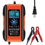 Chargeur de batterie intelligent - aimoonsa - 7 �tapes - 12v10a / 24v5a - plomb & start - stop - affichage ...