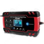 Chargeur de batterie intelligent 12v 8a chargeur de batterie de voiture avec lcd tactile ecran multi ...