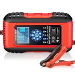 Chargeur batterie lithium 12v / 24v 10a chargeur batterie voitures auto avec cran lcd maintien de charge ...