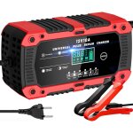Chargeur de batterie voiture 12v 10a lifepo4 chargeur batterie pour auto moto intelligent avec �cran ...