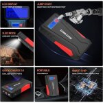 Chargeur booster batterie voiture 1500a ? d�marreur portable 12800mah pour moto / voiture (6. 0l essence ...