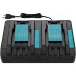 Chargeur double port 144 v ~ 18 v 4 a pour chargeur rapide makita dc18rd makita 18 v li - ion bl1850 ...