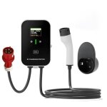 Chargeur ev portable chigoods card rfid chargeur voiture electrique 3p type 2 typ 2 c�ble 5m 230v - 400v ...